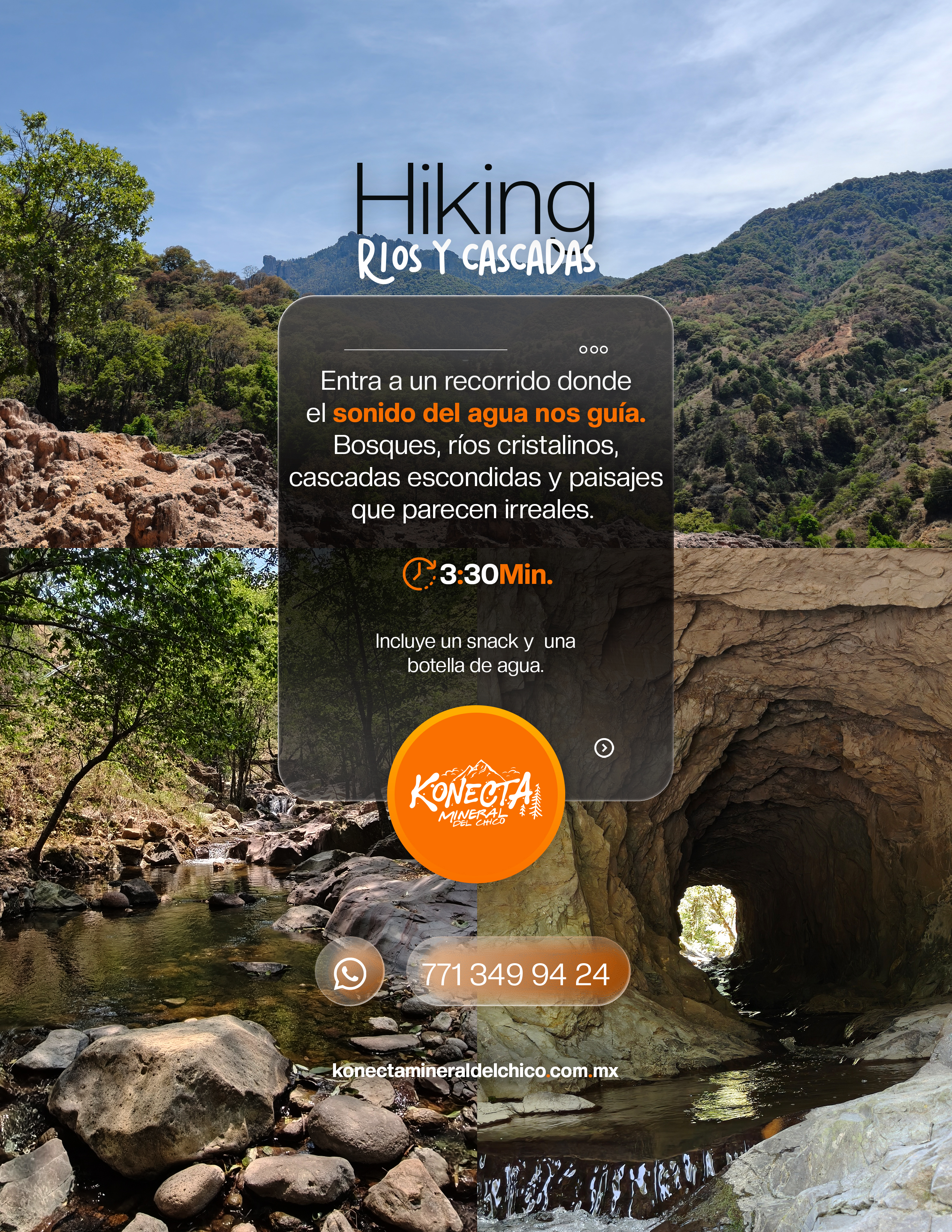 Hiking Rios y Cascadas